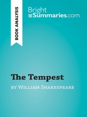 cover image of The Tempest by William Shakespeare (Book Analysis)